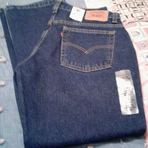 NWT,VINTAGE 90's,Levi's 505,Classic,Straight Leg,Dark Wash,High Rise "Mom" Jeans